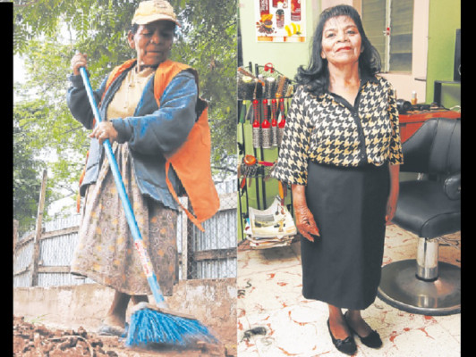 Honduras: El cambio de imagen de una madre barrendera