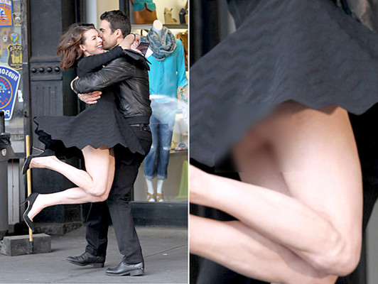 Busto de Lindsay Lohan al descubierto en Brasil