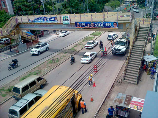 Retirarán segundo puente en bulevar Centroamérica