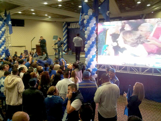 Nacionalistas festejan resultados preliminares