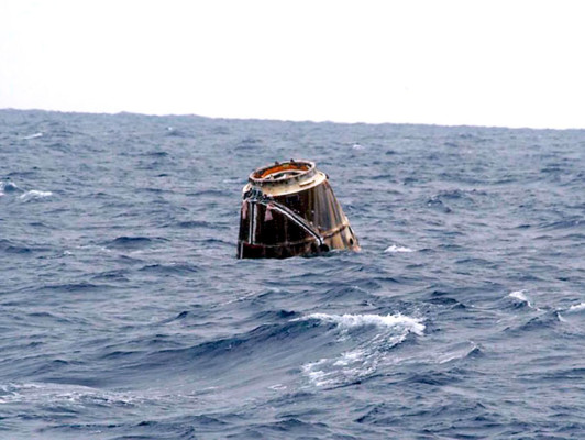 Cápsula Dragon ameriza sin problemas en el Pacífico