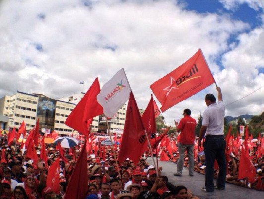 Caos vehicular e incidentes en cierre de campaña en Tegucigalpa