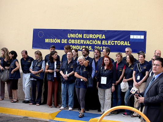 Observadores de UE iniciaron labores en Honduras