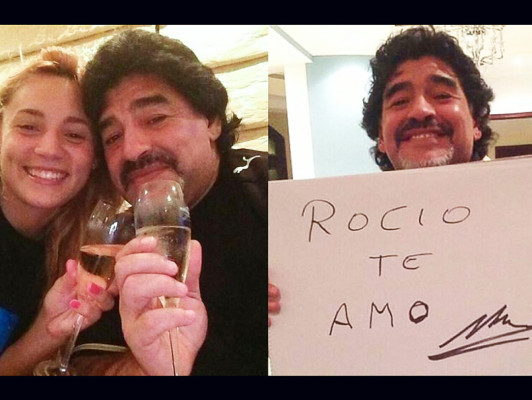 FOTOS: La novia de Maradona, una futbolista de 22 años