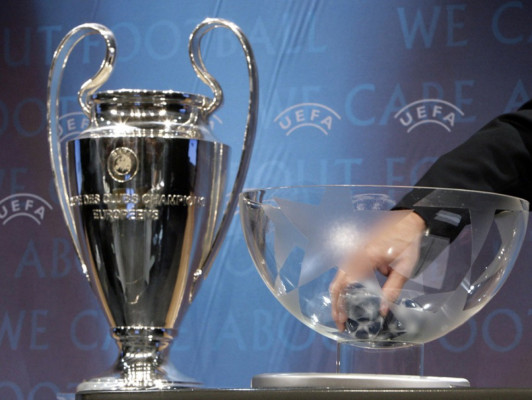 Composición de los bombos para el sorteo de la Champions