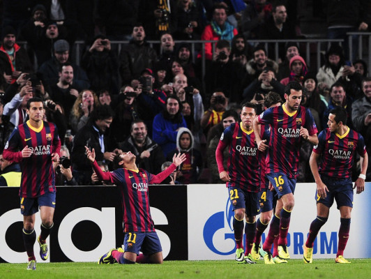 El Barça clasifica como líder aplastando al Celtic