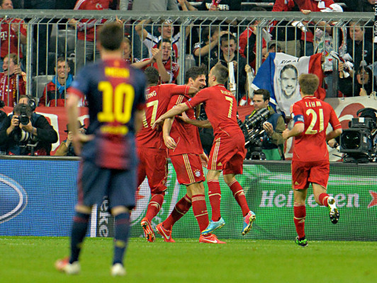 Las mejores fotos del Bayern y Barça