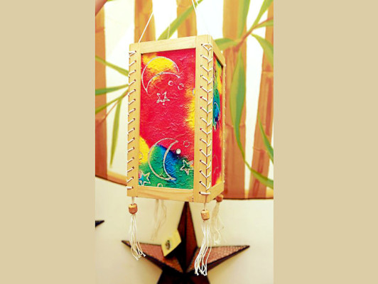 Luciérnagas de color en casa