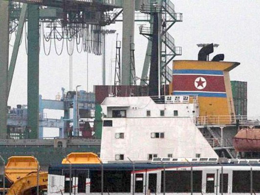 Pagan multa de buque norcoreano retenido en Panamá