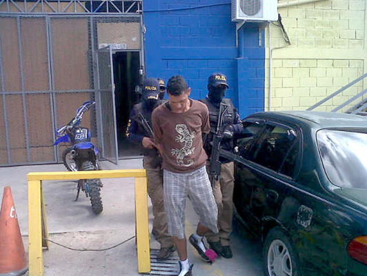 Capturan a presunto extorsionador en el centro de Tegucigalpa