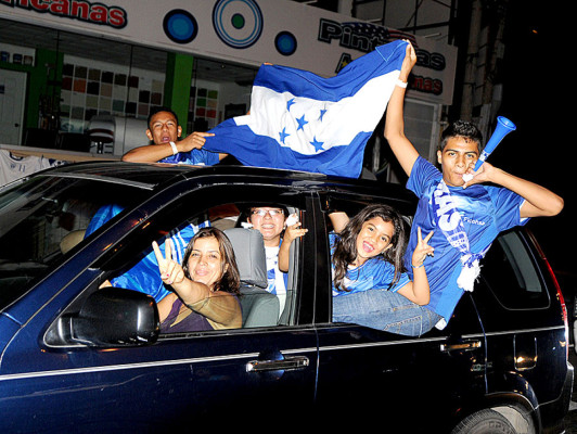 Honduras celebra a lo grande la clasificación