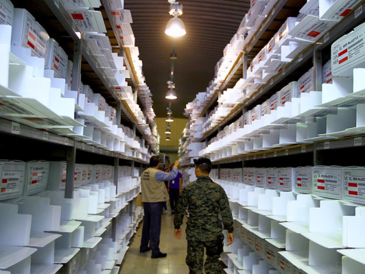 Llegan papeletas del partido Nacional al TSE