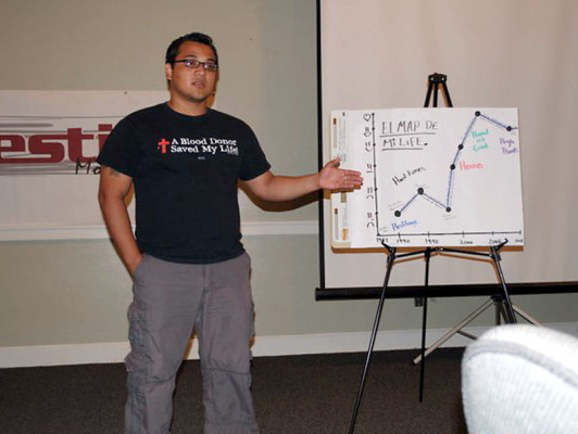 Hondureño que dormía debajo de un puente cuenta su historia en Harvard