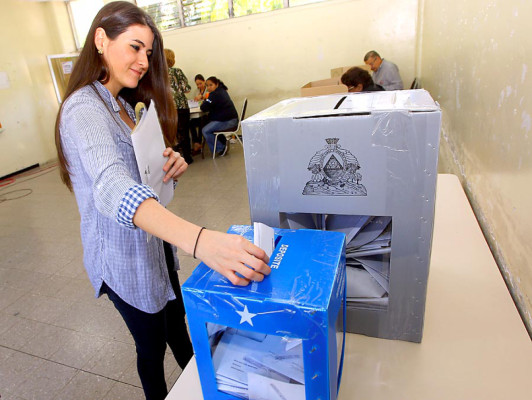 Los hondureños que votaron por primera vez