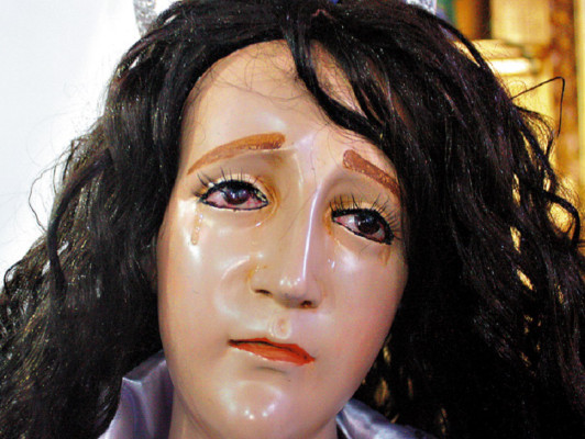 Honduras: Virgen llora en Danlí