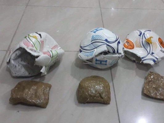 Honduras: Detienen a pareja con tres balones repletos de droga