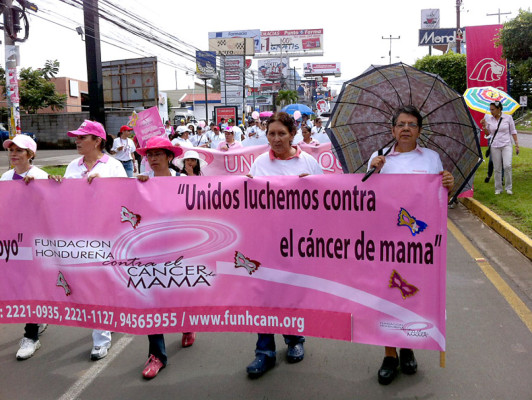 Marcha para crear conciencia en Tegucigalpa
