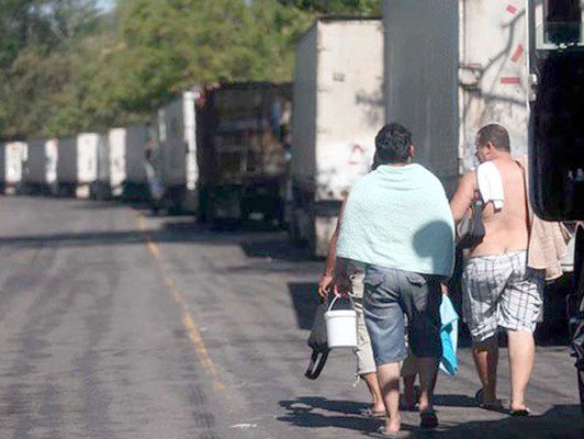 Tomada frontera Honduras entre El Salvador