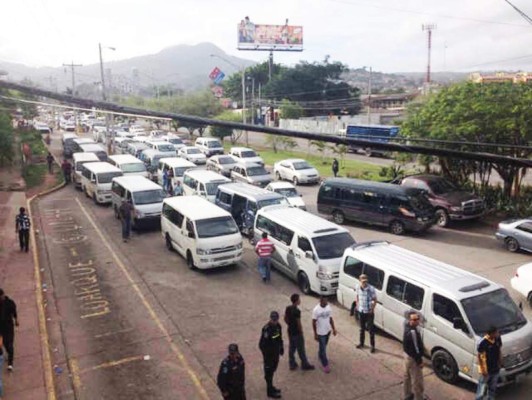 Paro de rapiditos 'brujos' en Tegucigalpa