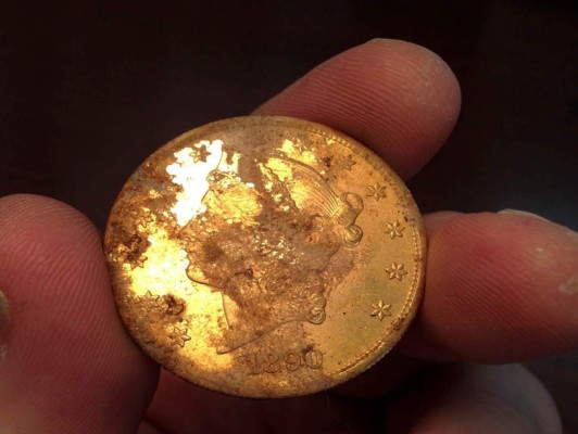 Monedas de oro encontradas en EEUU van a subasta