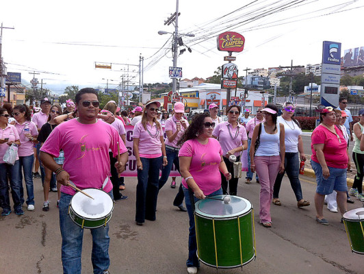 Marcha para crear conciencia en Tegucigalpa