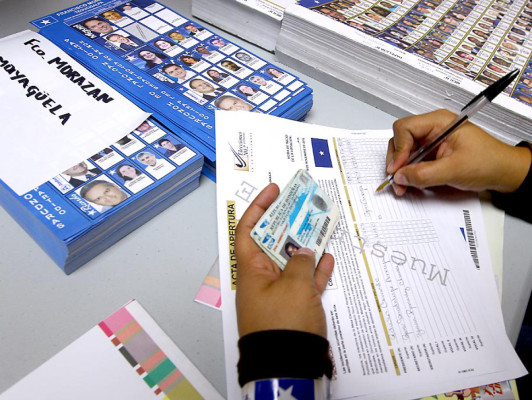 Tribunal electoral realiza simulacro de elecciones internas en Honduras