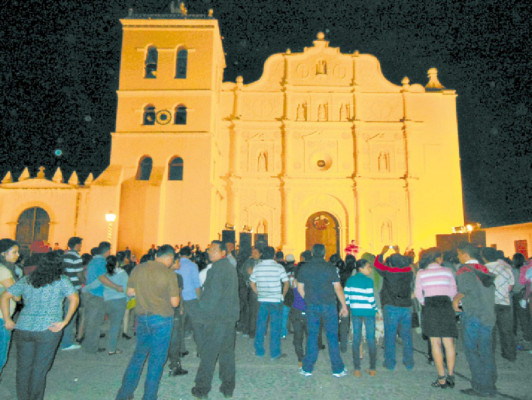 Comayagua despidió 2012 sin campanadas