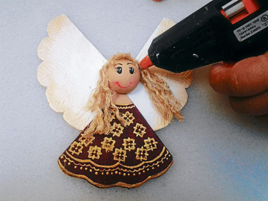 Ángeles ecológicos para la Navidad