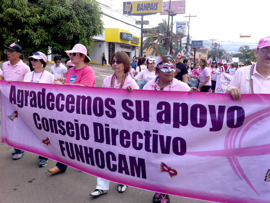 Marcha para crear conciencia en Tegucigalpa