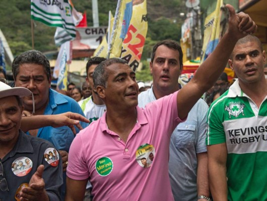 Romario milita en el Partido Socialista Brasileño (PSB). / AFP