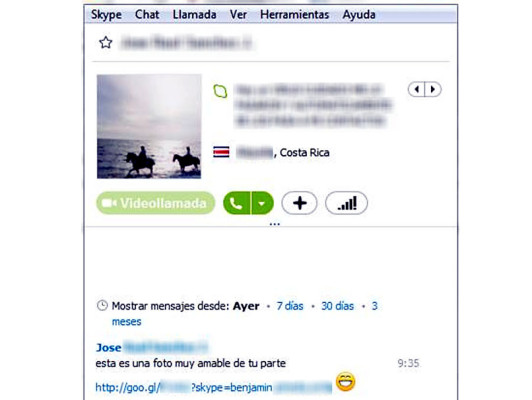 Gusano informático amenaza vía Skype