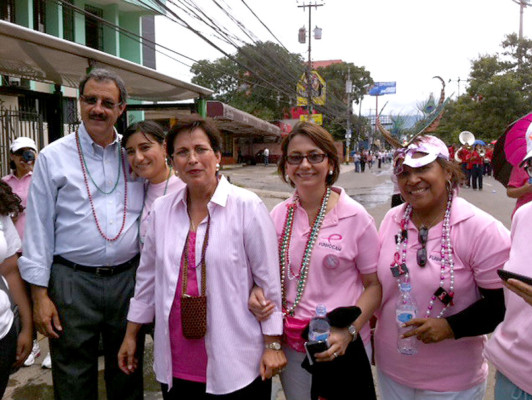 Marcha para crear conciencia en Tegucigalpa
