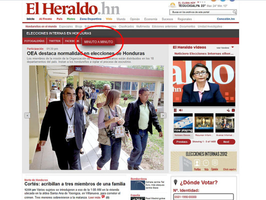 Siga las elecciones internas de Honduras minuto a minuto