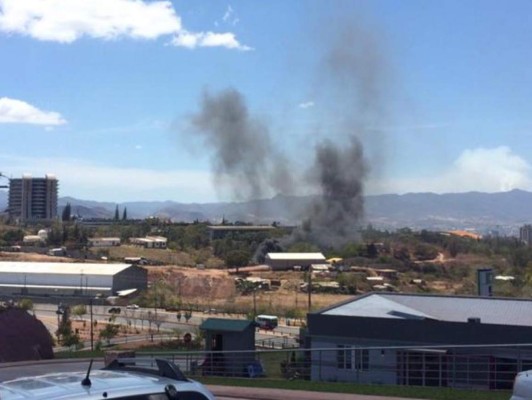 Tres grandes incendios en el Distrito Central
