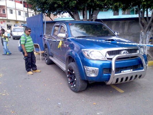 Encuentran vehículo de comisario de Policía asesinado en Tegucigalpa