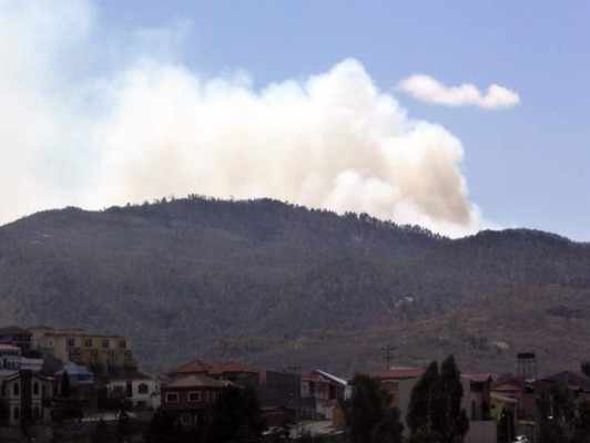 Tres grandes incendios en el Distrito Central