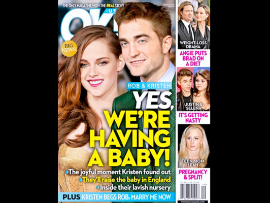 Kristen Stewart y Robert Pattinson serán padres