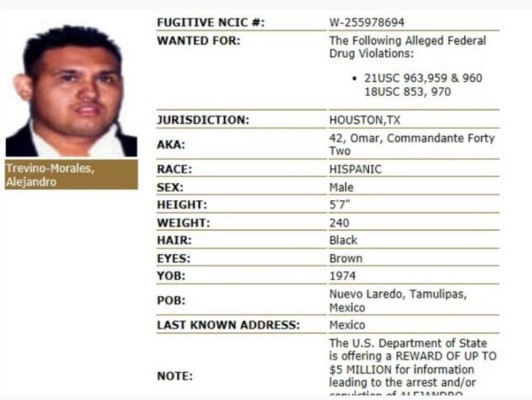 Capturan a 'Z-42', líder de Los Zetas