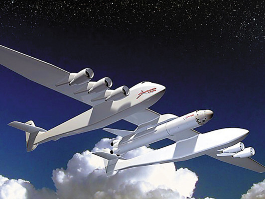 En 2016 un avión servirá para lanzar cohetes al espacio