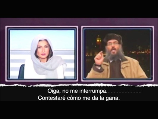 VIDEO: Presentadora de TV calla a musulmán