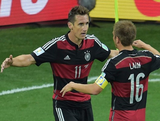Klose es el máximo artillero en Mundiales con 16 goles