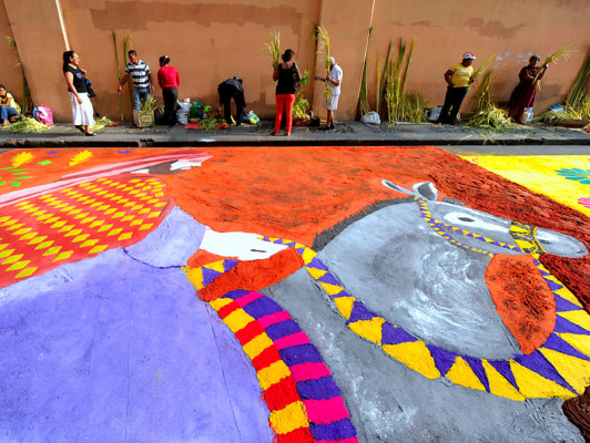 Alfombra de 600 metros lucirá el Santo Entierro
