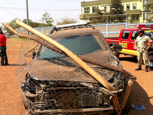 Carro atropella a cuatro niños en Tegucigalpa