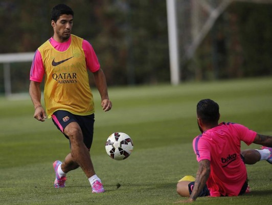 VIDEO: Luis Suárez y su primer entrenamiento con el Barcelona
