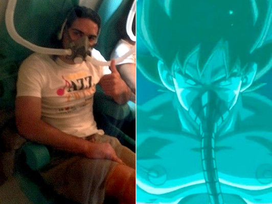 Comparan recuperación de Falcao con la de Gokú