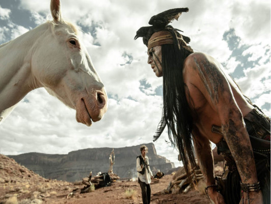 Johnny Depp es el indio en ‘El Llanero Solitario’
