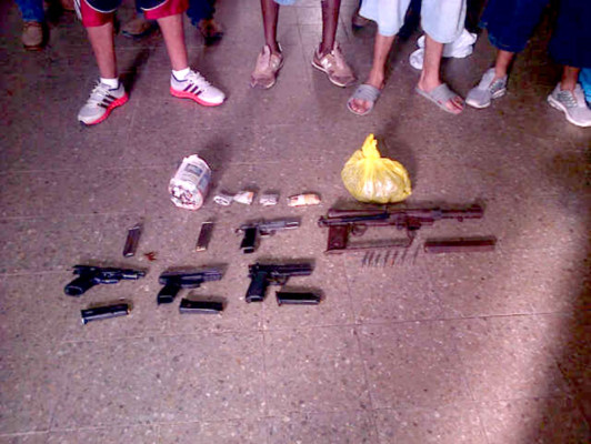 Capturan a presuntos mareros en Comayagüela