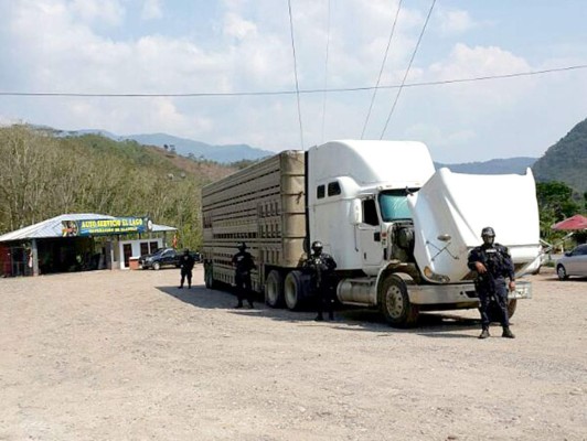 Incautan rastra que transportaría droga en el occidente de Honduras