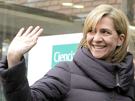 Hija del rey de España es imputada por corrupción