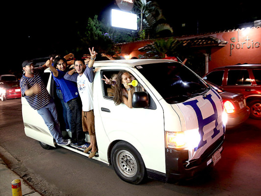 Honduras celebra a lo grande la clasificación